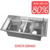 Chậu rửa bát RANOX RN4468 +vòi inox cao cấp Hàn Quốc