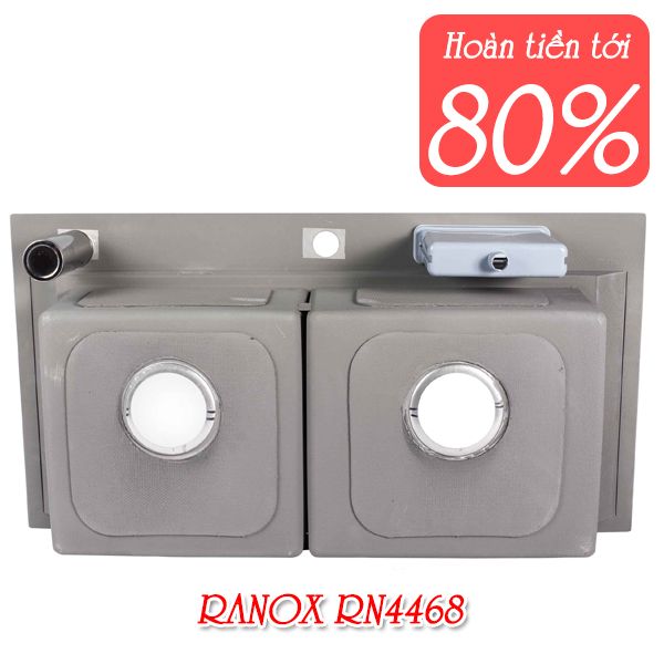 Chậu rửa bát RANOX RN4468 +vòi inox cao cấp Hàn Quốc