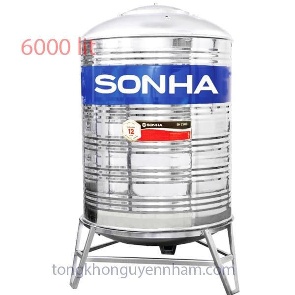 Bồn nước, téc nước Sơn Hà 6000 lít