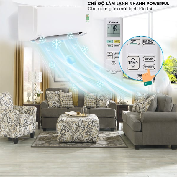 Điều Hòa Daikin FTC35NV1, 1 Chiều 12000Btu Gas R32 - Nguyễn Nhâm Tổng Kho Nguyễn Nhâm