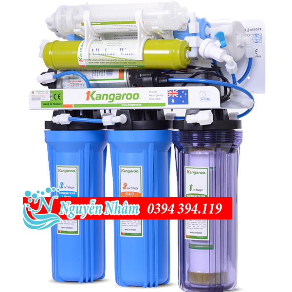 Máy lọc nước Kangaroo 7 lõi không vỏ tủ KG104AKV