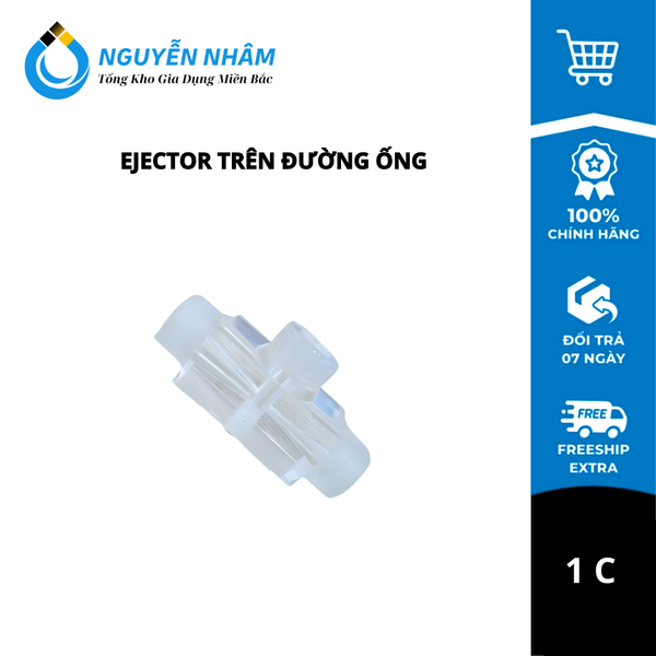 Ejector trên đường ống, hút khí xử lý sắt hiệu quả