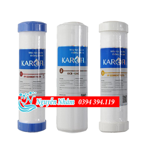 Bộ lõi lọc Karofi 1,2,3