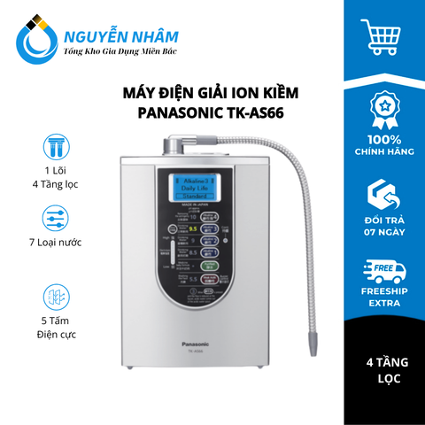 Máy điện giải ion Kiềm Panasonic TK-AS66