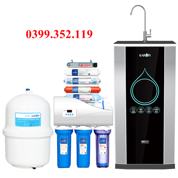 Máy lọc nước Karofi 9 cấp IRO 2.0 K9IQ-2A