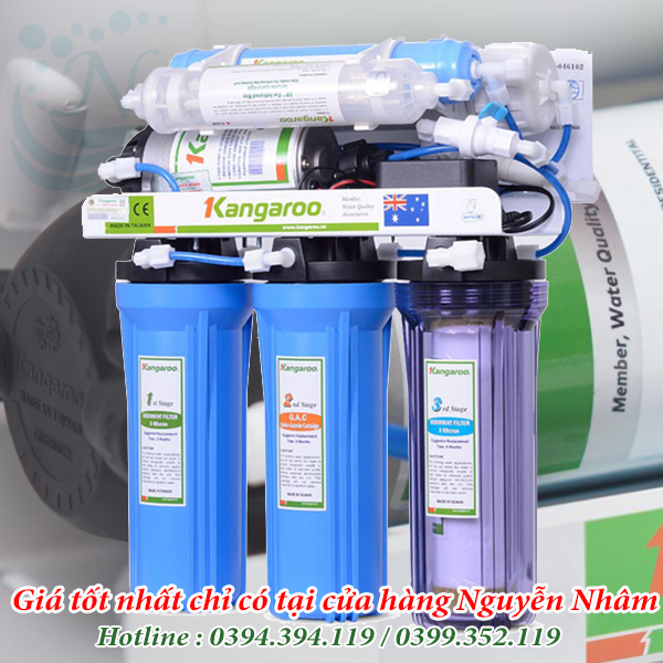 Máy lọc nước Kangaroo KG109A KV không vỏ tủ