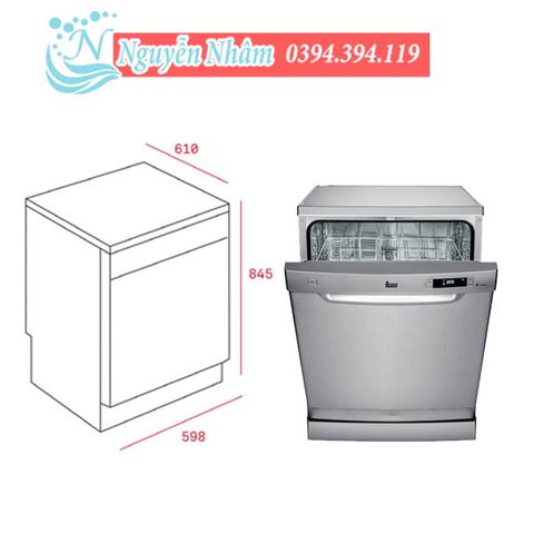 LP2 140 WHITE Máy Rửa Chén Bát Teka 6 Bộ