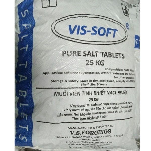 Muối Ấn tinh khiết Vis-Soft hoàn nguyên hạt Cation