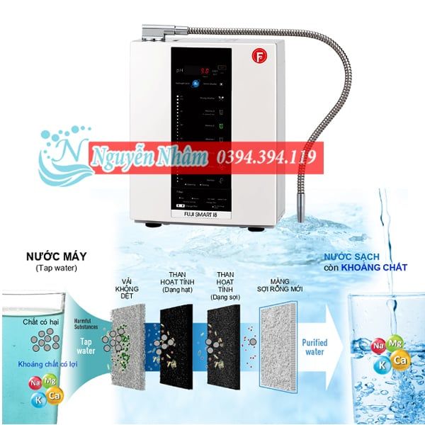 Máy điện giải ion kiềm Fuji Smart I8