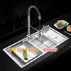 Ranox Luxury Triple Bowl Topmount Sink RN4433