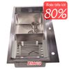 Chậu rửa bát RANOX RN4678+vòi inox cao cấp Hàn Quốc