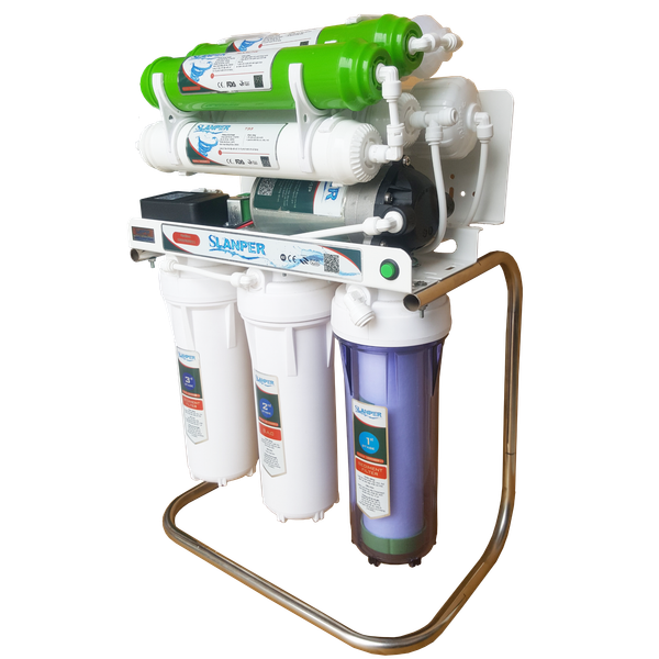 Máy lọc nước tạo khoáng thiên nhiên RO Slanper SLP107 lắp gầm tủ bếp