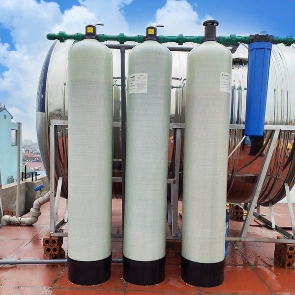 [Lọc giếng khoan] SLP.HH301 xử lý nước nhiễm canxi, sắt, asen, clo hiệu quả