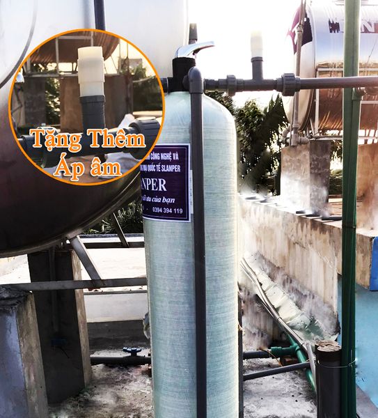 Cột 844 đầy đủ lọc phèn, sắt, kim loại nặng