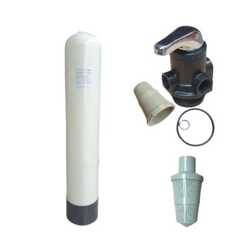[Combo] Cột Lọc Composite 1054 + Van Lọc Nước Giếng Khoan, chưa gồm vật liệu lọc