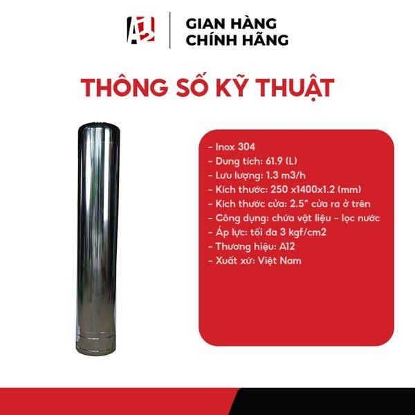 Vỏ Cột Inox 304 A12 Mã 1054 Tăng Tính Chịu Lực Và Tác Động Của Môi Trường