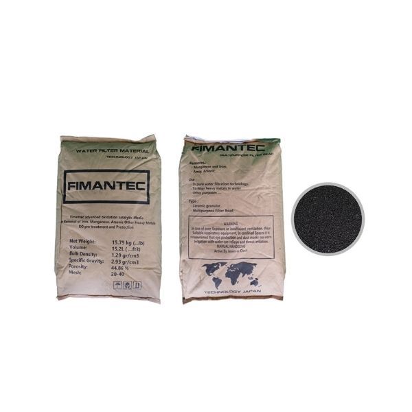 Lọc nước nhiễm Mangan hiệu quả - Hạt gốm Fimantec Nhật Bản