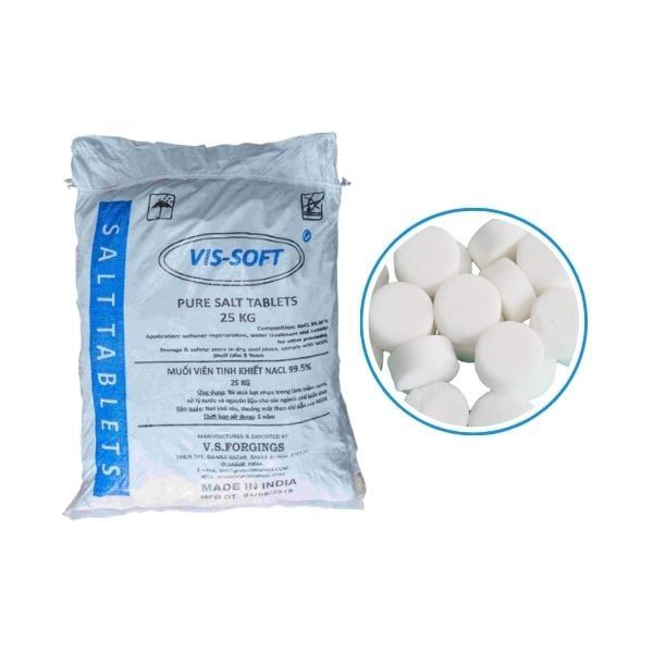 Muối Ấn tinh khiết Vis-Soft hoàn nguyên hạt Cation