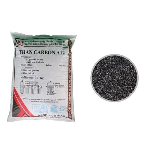 [Bao 25KG] Than Hoạt Tính Gáo Dừa Slanper Iodin 300-500mg/g - Vật Liệu Lọc Nước, Lọc Khí, Khử Màu Mùi Hiệu Quả