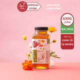  Mật Ong Bonie Bee Nguyên Chất Từ Đa Hoa - Vị Mật Ngọt Thanh - Chín Tự Nhiên Từ Tổ - Không Qua Xử Lý - 630g 