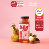  Mật Ong Bonie Bee Nguyên Chất Từ Hoa Chôm Chôm - Vị Ngọt Đậm Đà - Chín Tự Nhiên Từ Tổ - Không Qua Xử Lý - 300g 