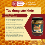  Mật Ong Cao Cấp Bonie Bee Ngâm Gừng Sấy Thăng Hoa - Mật Ong Chín Tổ - 250gr 