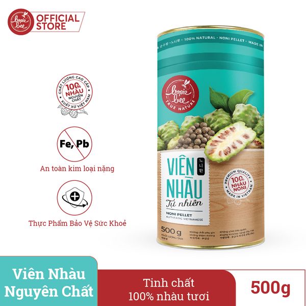  Viên Nhàu Nguyên Chất Bonie Bee True Nature 500g 