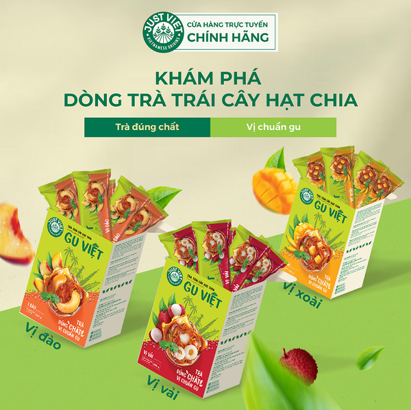  [SHOPEE] 3 hộp trà mix vị (đào, vải, xoài) - CB 