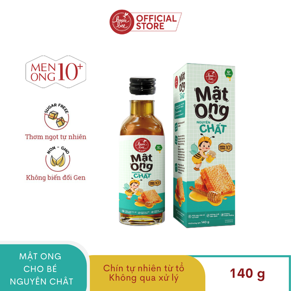  Mật Ong Chín Tổ Bonie Bee Cho Bé Nguyên Chất 140 g 