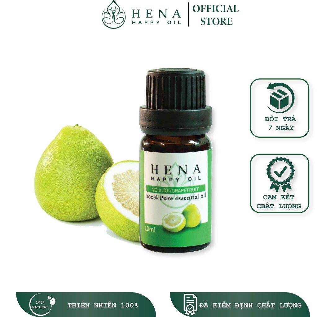  Tinh dầu Vỏ Bưởi_10ml Hena 