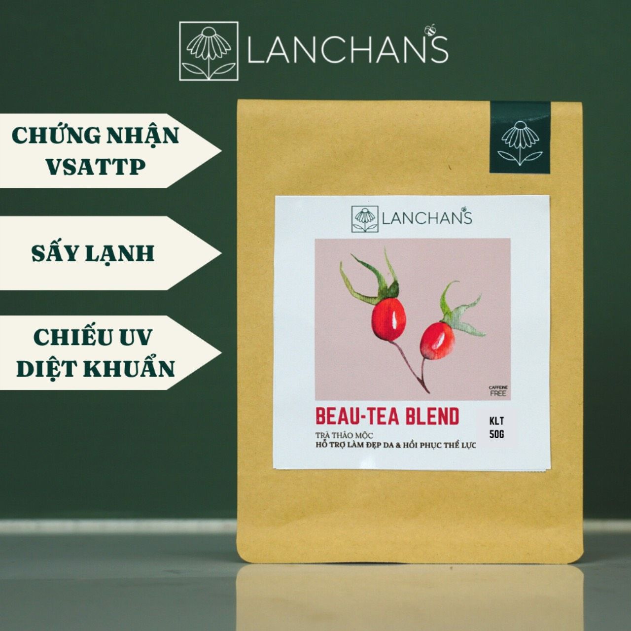  BEAUTEA BLEND 50g - Trà thảo mộc hỗ trợ làm đẹp và phục hồi thể lực 