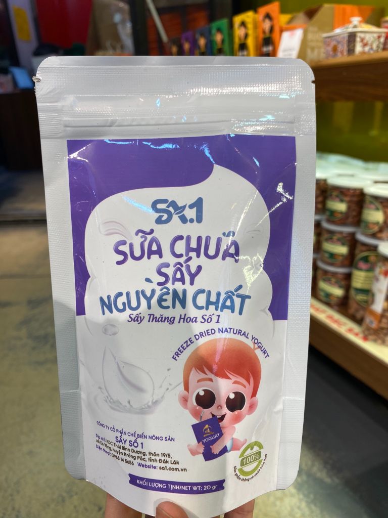  Sữa chua sấy NGUYÊN CHẤT_20g 