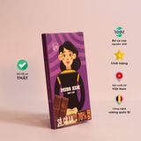  GIA LAI Black Chocolate 70% MISS EDE (Box 60g: 2 bars)/ Sô cô la đen Gia Lai 70% MISS EDE - Hộp 60g (2 thanh x 30g) 