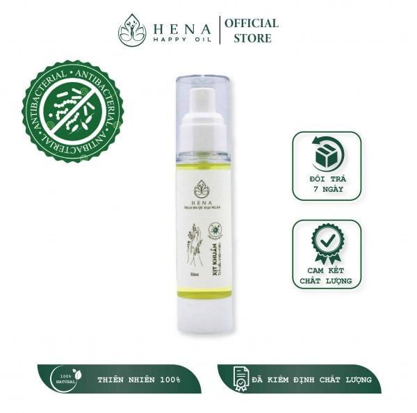  Xịt khuẩn tinh dầu Hena 50ml 