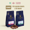 Combo cà phê hạt: 01 Magic Espresso và 01 Golden Drop Espresso