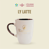 Tách Cafe Latte L’amant Café có quai 350ml - Tách Cafe Gốm Sứ Cao Cấp