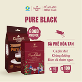  Cà phê hòa tan đen L’amant Pure Black - L’amant Pure Black Instant Coffee (Túi 200g - 100 gói) 
