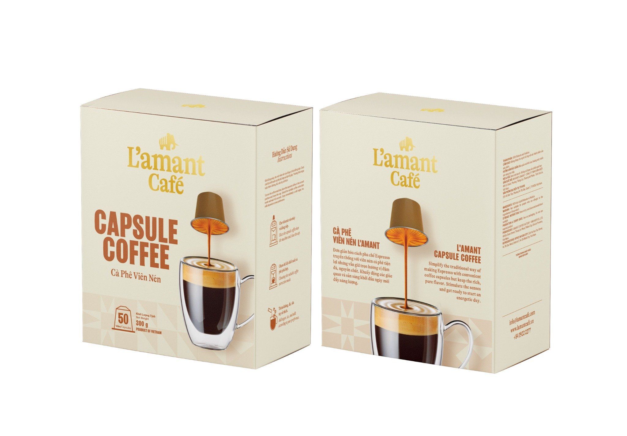  L'AMANT CAFÉ VIÊN CAPSULE 