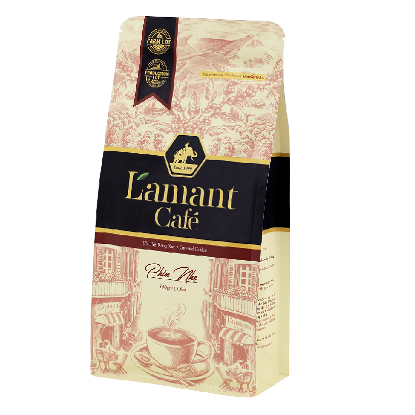  Cà phê rang xay L’amant Phin nhẹ - L’amant Ground Coffee - Light 