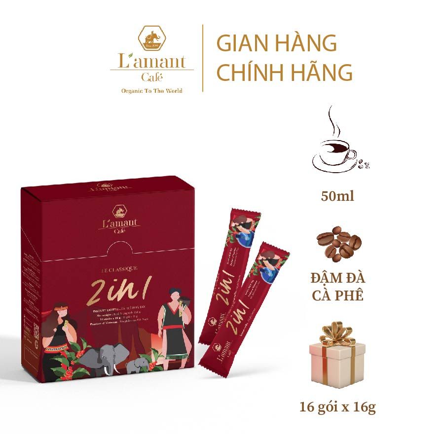  COMBO 02 hộp 2IN1 (Hộp 256 g - 16 Gói) 