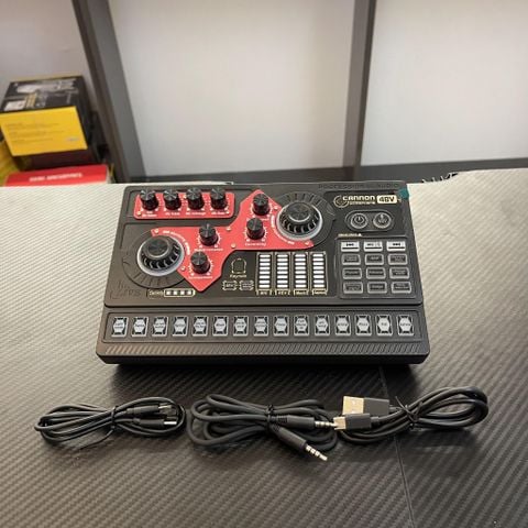 Sound Card X5 Đời Mới Nhất Dùng Cho Mic Thu Âm 5V Và 48V Không Cần Nguồn Phantom