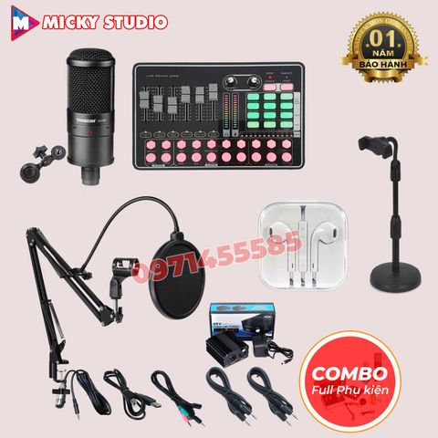 Combo takstar SM8B  sound card H9