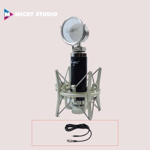 Micro livestream Ami V9 (Hồng, đen , xanh) - Micro dành riêng cho nữ