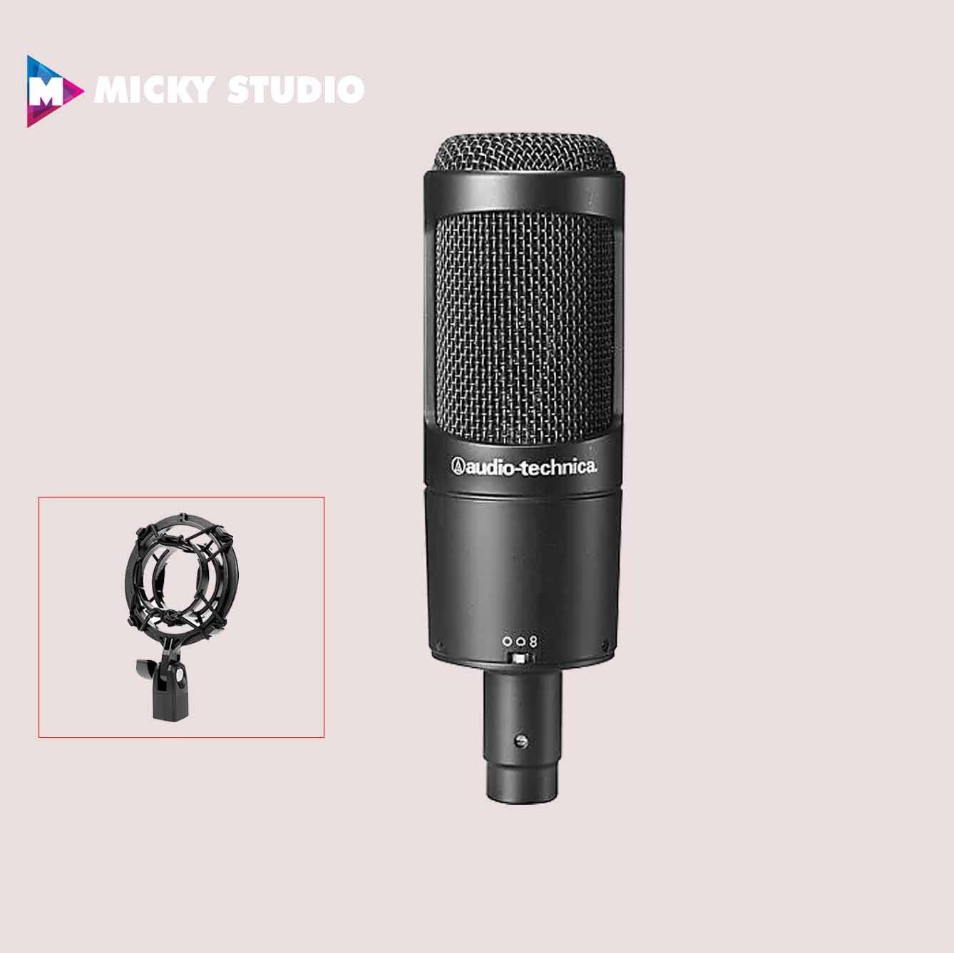 Micro thu âm Audio - Technica 2050 – MICKY Studio VIỆT NAM - Hệ