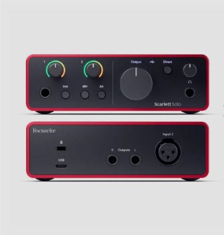 Sourd Card Focusrite Scarlett Solo gen 4