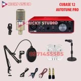 Combo Takstar PC K200 Sound card Focusrite Scarlett Solo Gen 3