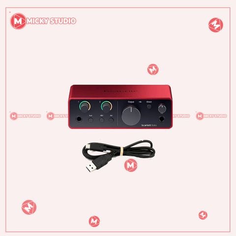 Sourd Card Focusrite Scarlett Solo gen 4