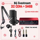 Combo Takstar SM8B Sourdcard Focusrite Scarlett 2i2 Gen 4