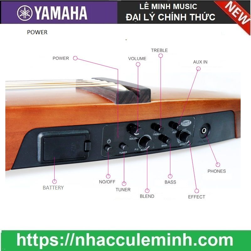 Đàn Guitar Silent Yamaha SLG200N