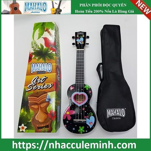 Đàn Ukulele Soprano Mahalo MA1HEBK